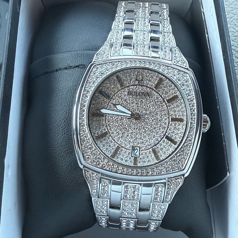 Bulova Phantom Swarovski Crystal Luxury Watch